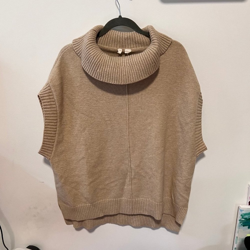 Anthropologie Moth Women's Cowl Neck Sweater Poncho